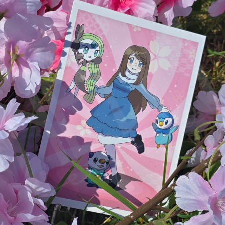 Postkarte "Kayos Pokémon-Team"