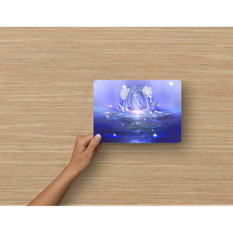 Postkarte A5 "Whispers Between Waves"