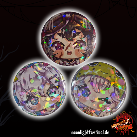 Button Set "Orga Chibis"