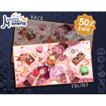 Limitierte Chaotica "Happy Valentines Day" Postkarte
