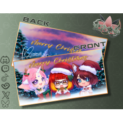 Limitierte Chaotica Christmas Postkarte