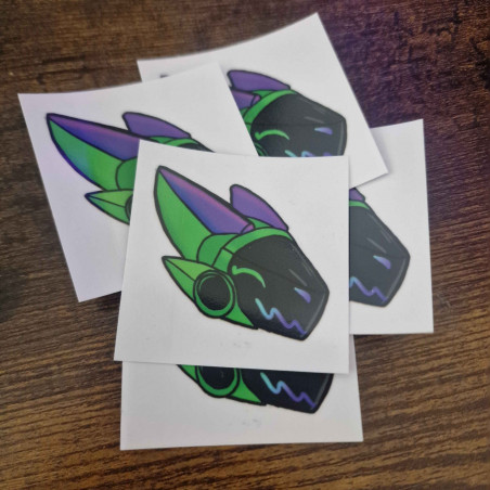 Protogen-Sticker (Limitierte Edition) | Futuristisches Merch