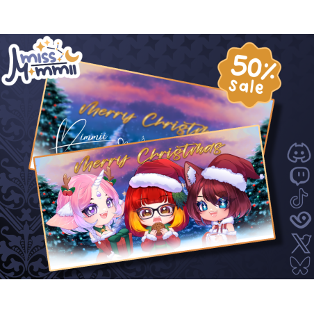 Limitierte "Chaotica X-Mas" Postkarte