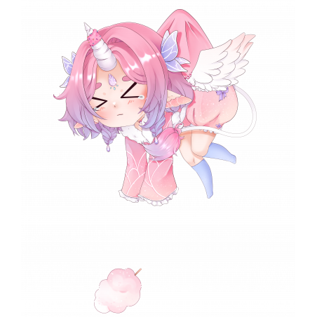 [PREORDER] "Meine Zuckerwatte!" Keychain
