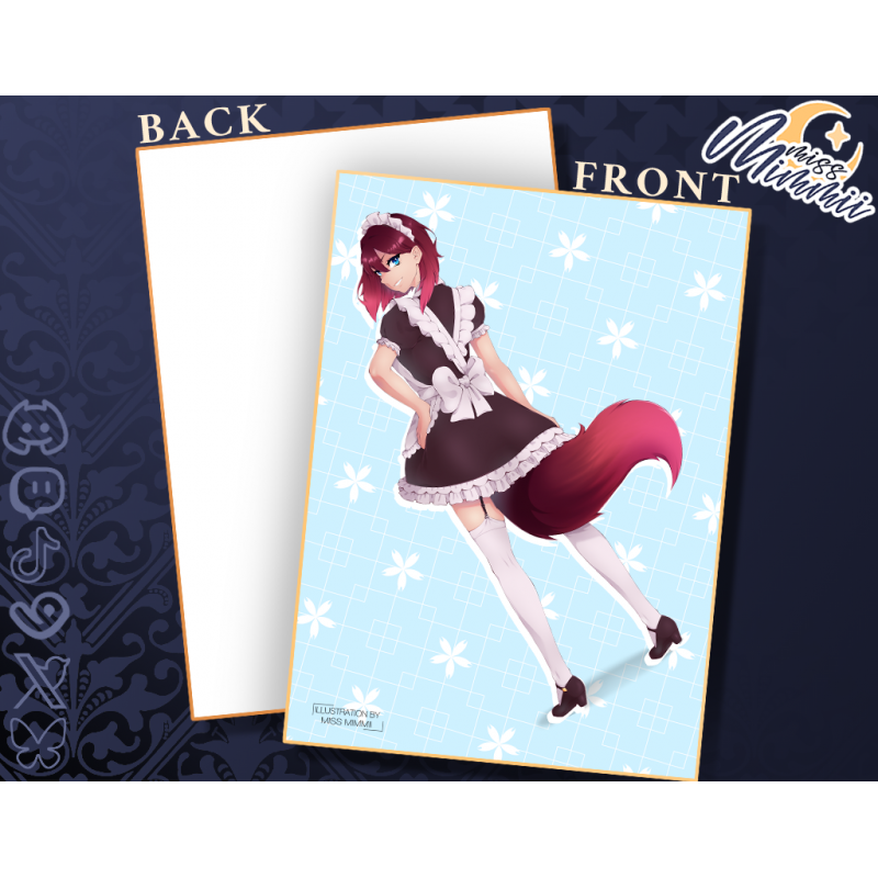 Limitierte "Maid 2024" Postkarte