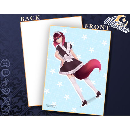 Limitierte "Maid 2024" Postkarte