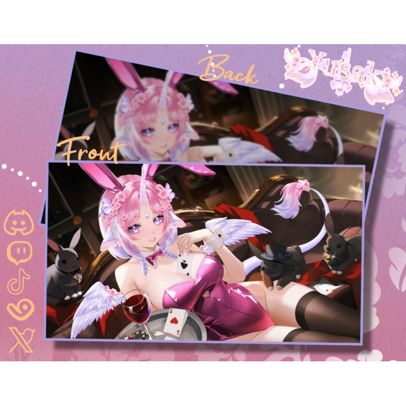 Limitierte Postkarte "Bunny Yu"